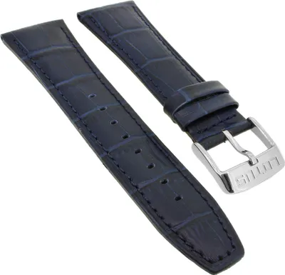 Produktbild von Lotus Watches Uhrenarmband 26mm Leder Krokoprägung blau 18221 18221/2