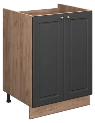 Immagine prodotto di Mobile lavello cucina Vicco Fame-Line Oro-antracite rustico/Rovere dorato 60 cm, Model 65221