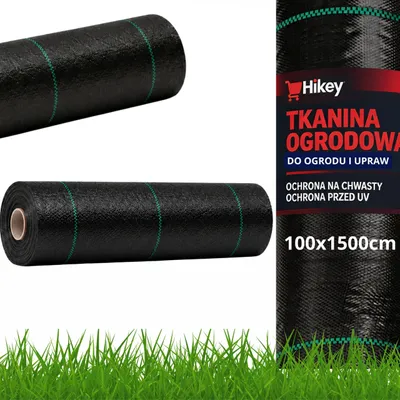 Immagine prodotto di Tessuto pacciamatura 1m x 15m PP tessuto anti-erbacce permeabile UV resistente con linee di semina
