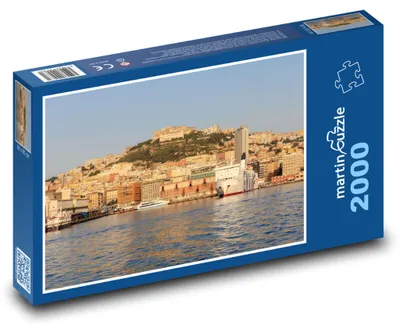 Produktbild von martinpuzzle - Puzzle 2000 Teile - Mittelmeer,  stadt