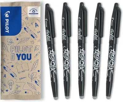 Produktbild von Famanu Rollerball-Tintenlöscher - Schwarz - Packung mit 5 Stück