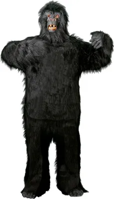 Produktbild von Deluxe Gorilla Kostüm für Erwachsene Gr. M - XXXL, Größe:L