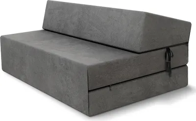 Produktbild von Klappmatratze 120x200 cm Futonsofa SUZI MAXI Kaltschaum Polyurethan Höhe ca. 14 cm Trinity  Graphit