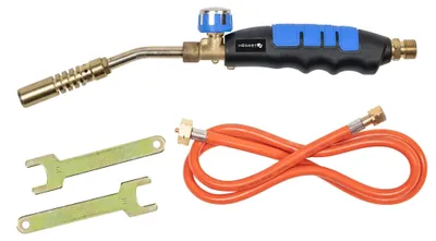 Produktbild von Gasbrenner Set Högert HT2C511, 2 kW, 1850°C, inkl. Schlauch & Schlüssel, Löten