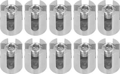 Image de 10PCS Cable Railing Cross Cable Clamp en acier inoxydable 316 Clips pour câble métallique convenant aux câbles de moins de 8mm