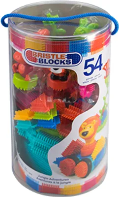 Produktbild von Bristle Blocks 54 Teile Jungle Set - Steckspielzeug Noppenbausteine