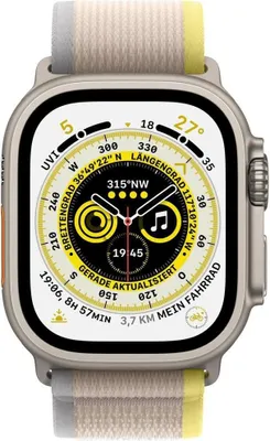 Produktbild von Apple Watch Ultra, OLED, Touchscreen, 32 GB, WLAN, GPS, 61,3 g