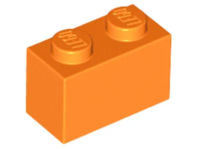 Produktbild von Lego® 1 Stück 3004 Stein Brick 1x2 Part Basic Steine 1 Orange