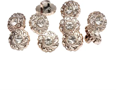 Produktbild von INF Elegante Hemd- und Kleiderknöpfe - 10er Set Weiß 14