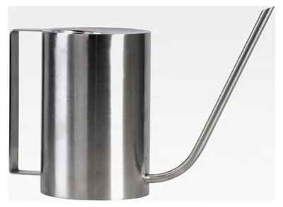 Produktbild von Gießkanne aus Edelstahl, Silber, ca. 27 x 11 x 19 cm