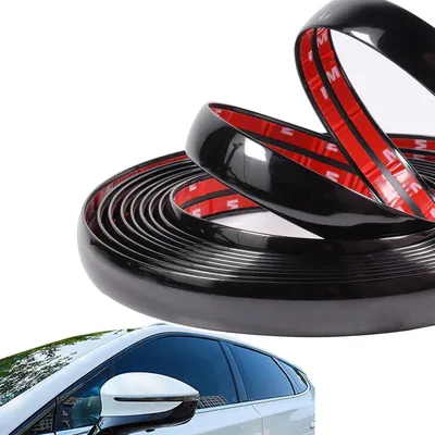 Image de Bande de décoration chromée pour carrosserie, longueur 5 mètres, largeur 20 mm