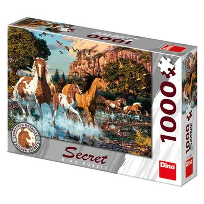 Obrázek produktu pro Koně: secret collection puzzle 1000 dílků