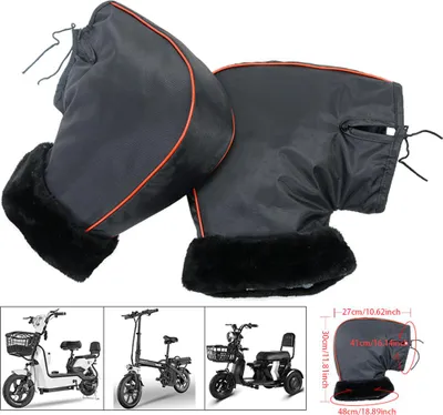 Produktbild von Winddichte Motorrad-Lenkerhandschuhe, warm, wasserdicht, dick