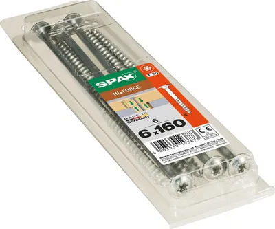 Produktbild von Spax Holzbauschrauben 6.0 x 160 mm TX 30 Tellerkopf - 6 Stk.