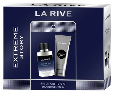Zdjęcie produktu dla La Rive Extreme Story Zestaw Woda toaletowa 75ml + Żel 100ml