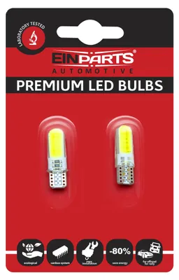 Produktbild von LED-Glühbirne, Einzelfassung, EPL114, W5W, T10, Silikon, COB, Canbus, für Autos, 2 Stück