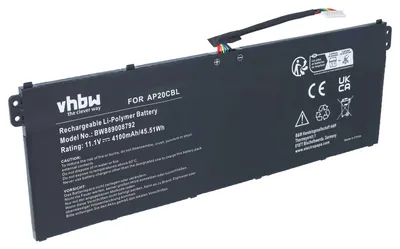 Produktbild von vhbw Akku kompatibel mit Acer Travelmate SPIN B3 TMB311RNA-32-P3MM Notebook (4100 mAh, 11,1 V, Li-Polymer)
