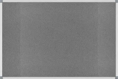 Produktbild von Pinnboard Maulstandard Textil 90x60 cm grau Packung mit 5 Stück