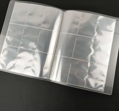 Produktbild von Leere Sammelmappe - 24 Seiten (432 Karten) - Ideal für Sammel Bilder/Karten - Farbe Neutral