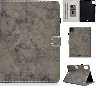 Produktbild von Mobigear Folio iPad Air 5 (2022) Hülle Klapphülle + Stifthalter - Grau