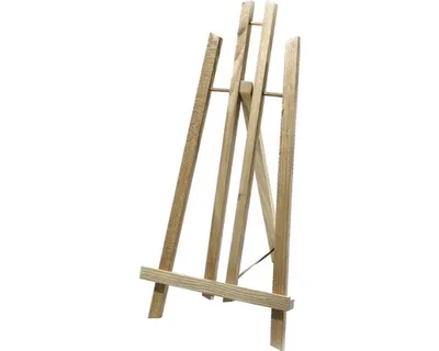 Zdjęcie produktu dla Sztaluga stołowa z ramą do płótna, maks. wysokość 44 cm, wymiary 27 x 50 x 27 cm