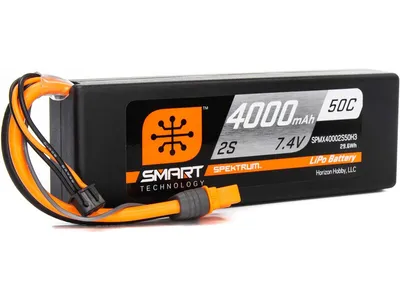 Obrázek produktu pro Spektrum Smart LiPo 7.2V 4000mAh 30C IC3