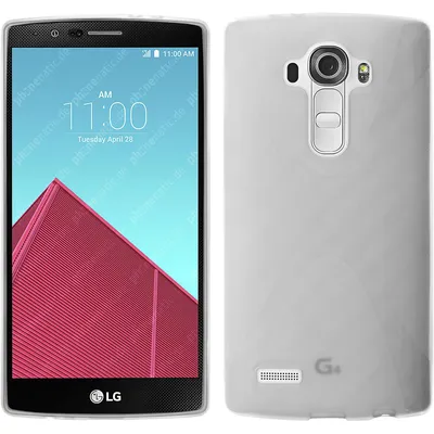 Produktbild von PhoneNatic Case kompatibel mit LG G4 - clear Silikon Hülle X-Style + 2 Schutzfolien