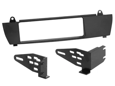 Image de Adaptateur de façade 1-DIN compatible avec BMW X3 (E83) noir