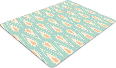 Produktbild von Stuhlunterlage Bürostuhlunterlage 120 cm x 90 cm Bodenmatte Bürostuhlunterlage - Altes Muster