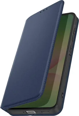 Image de Avizar, Flipcase Galaxy A56/A36 avec aimant et porte-carte, bleu