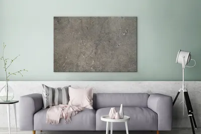 Produktbild von MuchoWow® - Leinwandbilder - Wand - Beton - Grau, Wandbild, Wanddeko Bilder Wohnzimmer, 120x80 cm