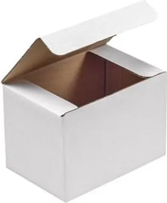 Produktbild von WEISSE Kartons 10 Stück 150 x 100 x 100 FEFCO 215 Stanzkartons OHNE Klebeband