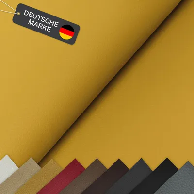 Produktbild von Lycce Kunstleder Meterware soft | 68.000 Scheuertouren | 1 lfm x 1,40 m breiter Polsterstoff für versch. DIY Projekte, als Möbelstoff & zur Reparatur | hohe Lichtechtheit | 430 g / m² | versch. Farben