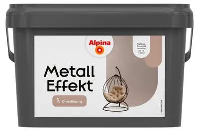 Produktbild von Alpina Grundierung für Effektfarben Metall roségold 2,5 L