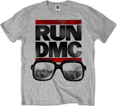 Produktbild von Laufen DMC Brille NYC grau Herren T Shirt: XXL