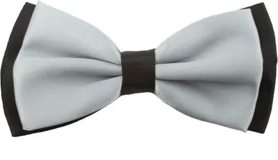 Produktbild von Oblique Unique Fliege Schleife Hochzeit Anzug Smoking - schwarz-grau