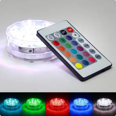 Produktbild von Batteriebetriebendes wasserdichtes LED-Stimmungslicht mit Fernbedienung  LED-Dekobeleuchtung  Multicolor Dekoleuchte Party