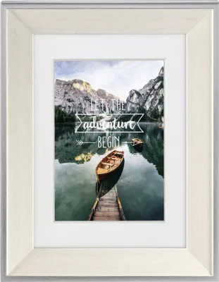 Produktbild von Hama Kunststoffrahmen "Sierra", Weiß, 10 x 15 cm