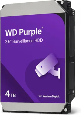 Immagine prodotto di Disco rigido WD Purple Surveillance da 4 TB, 3,5 pollici