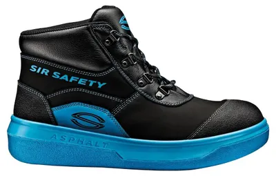 Immagine prodotto di Scarpa antinfortunistica Sir Safety Asphalt S2 da uomo con puntale in alluminio e intersuola in materiale composito, 42, nera