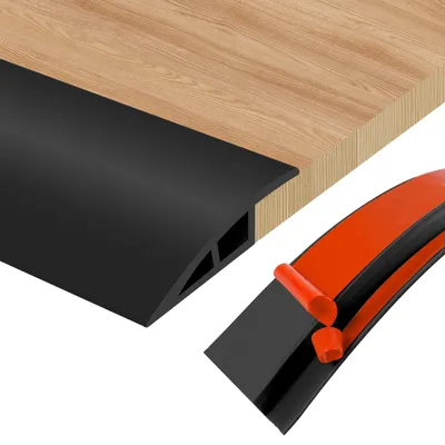 Image de Profil de seuil en PVC adhésif ; pour les joints de sol et les transitions