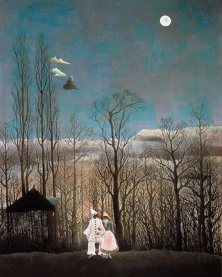 Produktbild von Henri Rousseau Kunstdruck Bild - Ein Karnevalsabend, 1886 (50 x 40 cm)