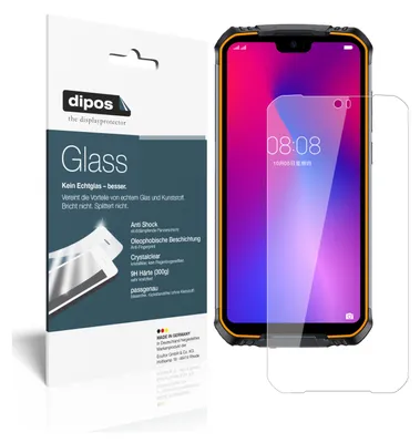 Zdjęcie produktu dla 2x Folia ochronna dla Doogee S68 Pro - Antywstrząsowa folia 9H z plastikowego szkła dipos Glass