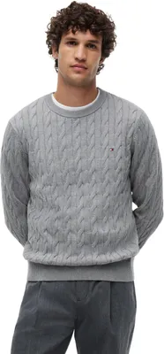 Produktbild von Tommy Hilfiger MW0MW33132P91, Pullover, Erwachsener, Männlich, Grau, S, Regular fit