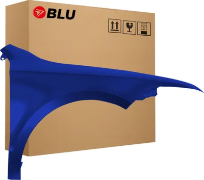 Produktbild von BLU Kotflügel Passend für Skoda Superb II 3T LF5A Rechts Blau PacificBlau | 2008-2013 | Vorderseite Vorne | Lackiert | Einbaufertig