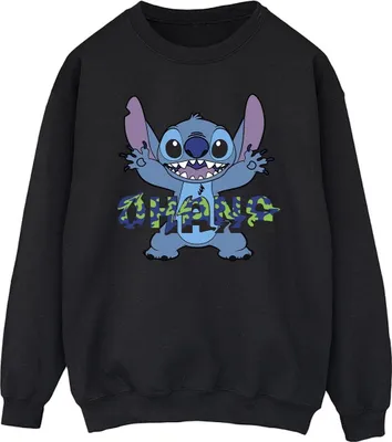 Produktbild von Disney - "Ohana" Sweatshirt für Herren BI31225 (XXL) (Schwarz)