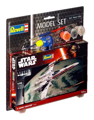 Zdjęcie produktu dla Revell Model Set X-wing Fighter, Model samolotu kosmicznego, Zestaw montażowy, 1:112, X-wing, Star Wars, Zaawansowany