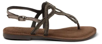 Produktbild von Lazamani Luus Damen Leder-Sandalen Pewter Größe 36