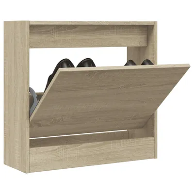 Obrázek produktu pro Botník Sonoma dub 60x21x57 cm Materiál na bázi dřeva