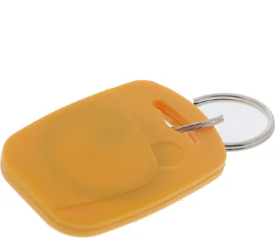 Produktbild von Transponder RFID-Tag Schlüsselanhänger EM4305 - diverse Farben Farbe: Orange